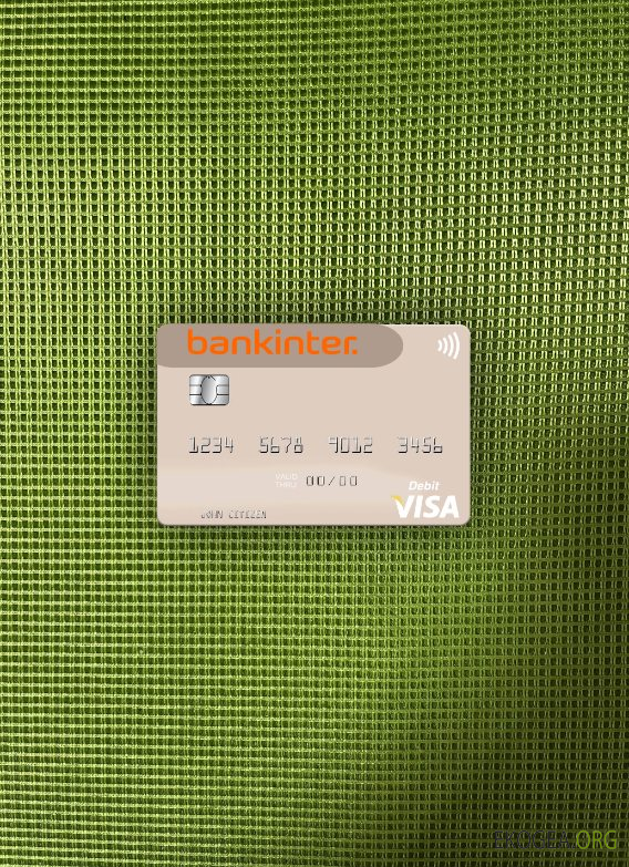 Espagne Bankinter visa carte de débit photolook ,